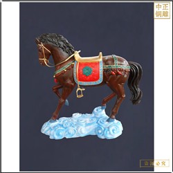 1米銅馬雕塑生產廠家