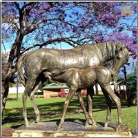 城市景觀(guān)銅馬雕塑